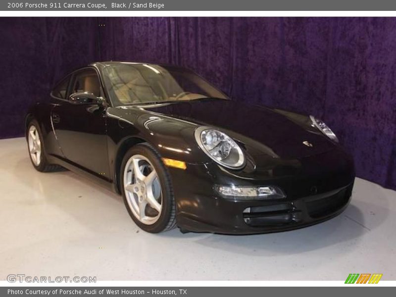 Black / Sand Beige 2006 Porsche 911 Carrera Coupe