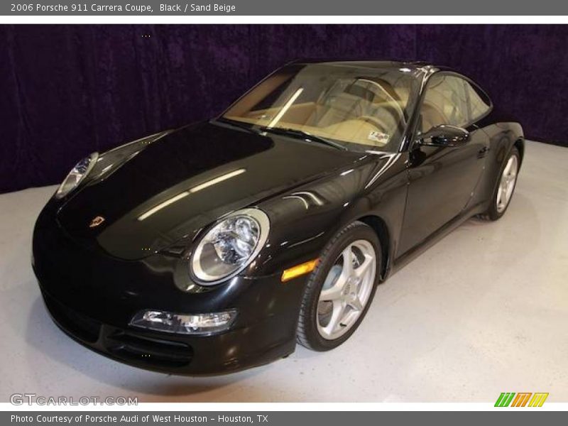 Black / Sand Beige 2006 Porsche 911 Carrera Coupe