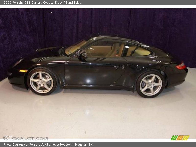 Black / Sand Beige 2006 Porsche 911 Carrera Coupe
