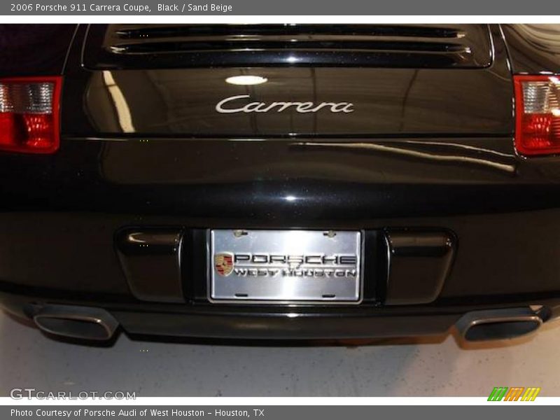Black / Sand Beige 2006 Porsche 911 Carrera Coupe