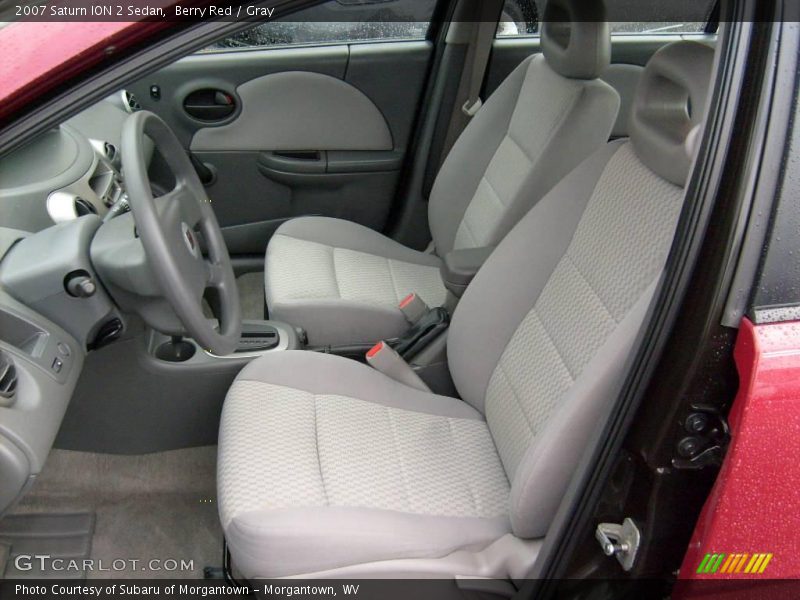 Berry Red / Gray 2007 Saturn ION 2 Sedan