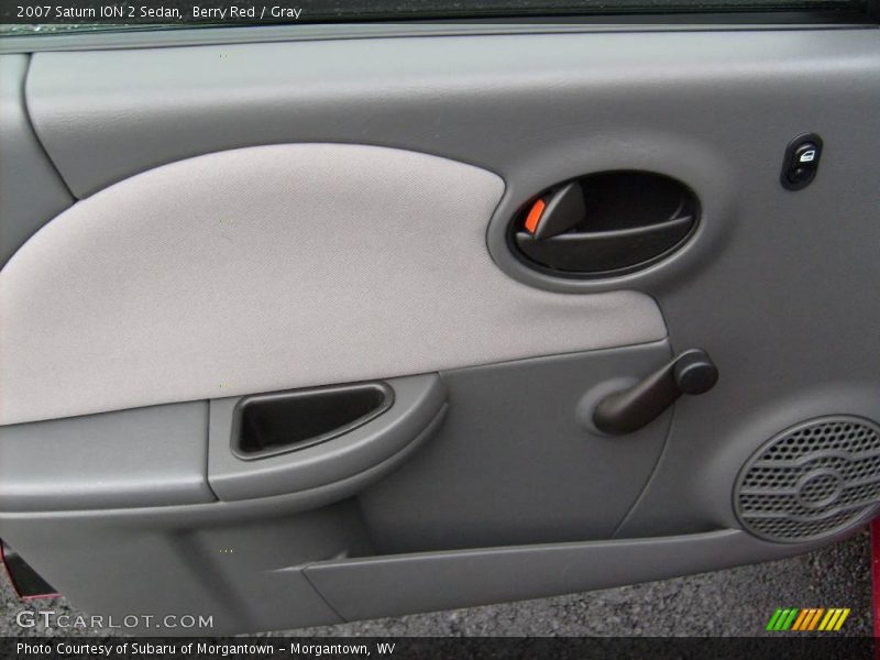 Berry Red / Gray 2007 Saturn ION 2 Sedan