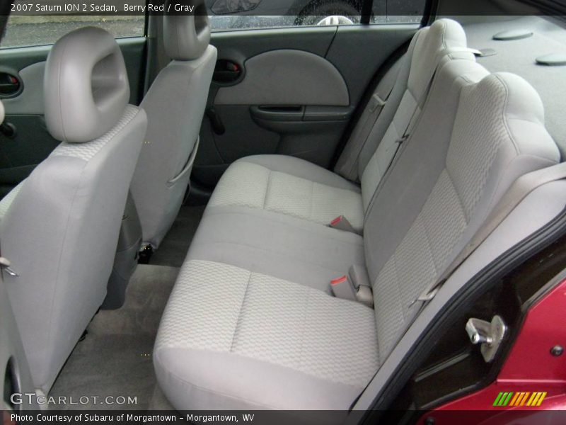 Berry Red / Gray 2007 Saturn ION 2 Sedan