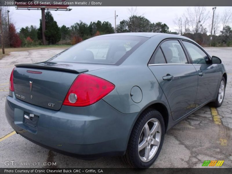 Silver Green Metallic / Ebony 2009 Pontiac G6 GT Sedan