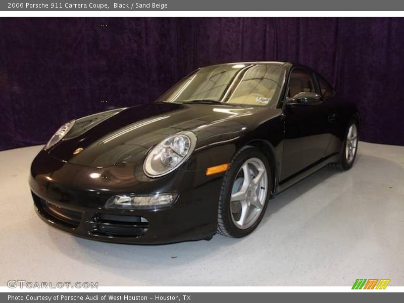 Black / Sand Beige 2006 Porsche 911 Carrera Coupe