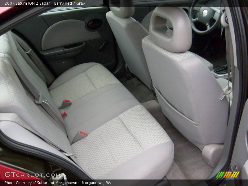 Berry Red / Gray 2007 Saturn ION 2 Sedan