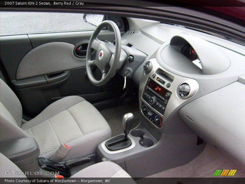 Berry Red / Gray 2007 Saturn ION 2 Sedan