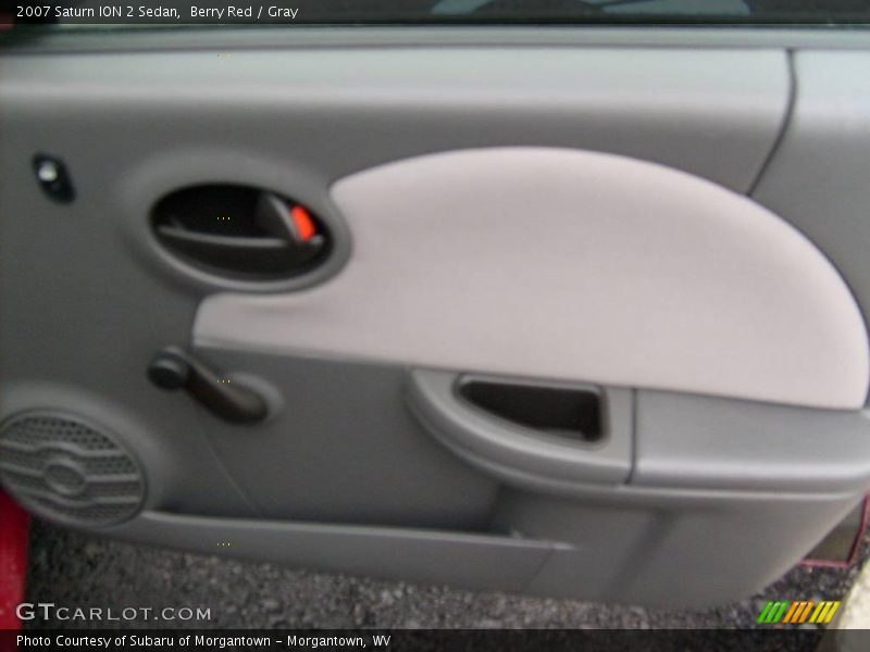Berry Red / Gray 2007 Saturn ION 2 Sedan