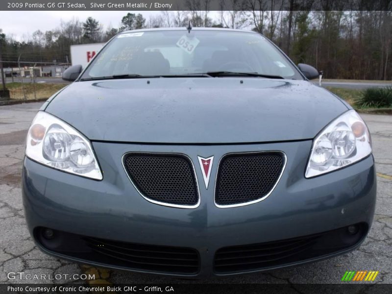 Silver Green Metallic / Ebony 2009 Pontiac G6 GT Sedan