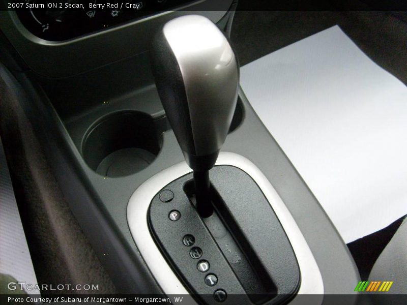 Berry Red / Gray 2007 Saturn ION 2 Sedan