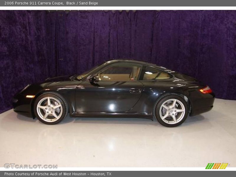 Black / Sand Beige 2006 Porsche 911 Carrera Coupe