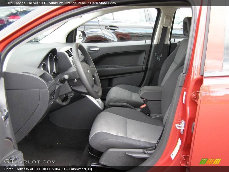 Sunburst Orange Pearl / Dark Slate Gray 2009 Dodge Caliber SXT