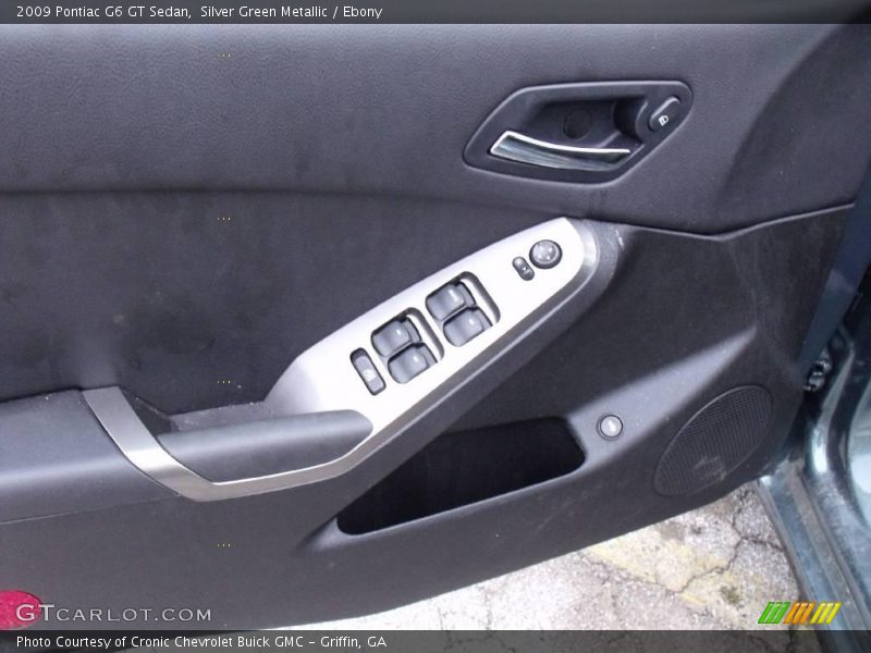 Silver Green Metallic / Ebony 2009 Pontiac G6 GT Sedan