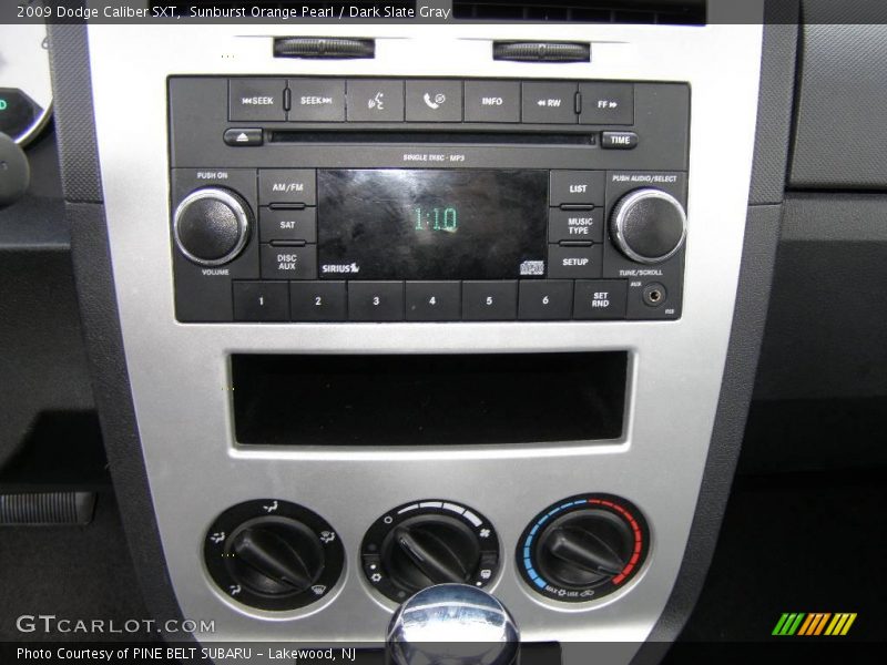 Sunburst Orange Pearl / Dark Slate Gray 2009 Dodge Caliber SXT