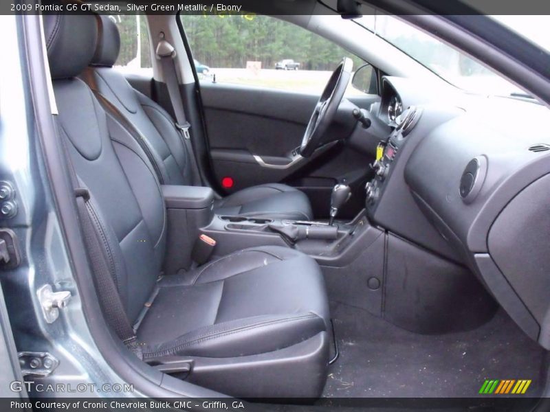 Silver Green Metallic / Ebony 2009 Pontiac G6 GT Sedan