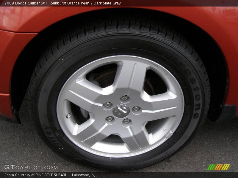 Sunburst Orange Pearl / Dark Slate Gray 2009 Dodge Caliber SXT