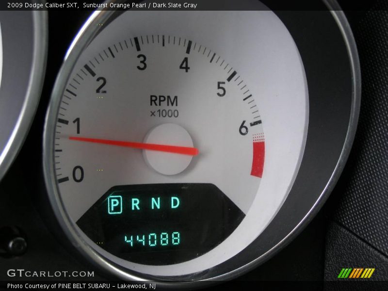 Sunburst Orange Pearl / Dark Slate Gray 2009 Dodge Caliber SXT