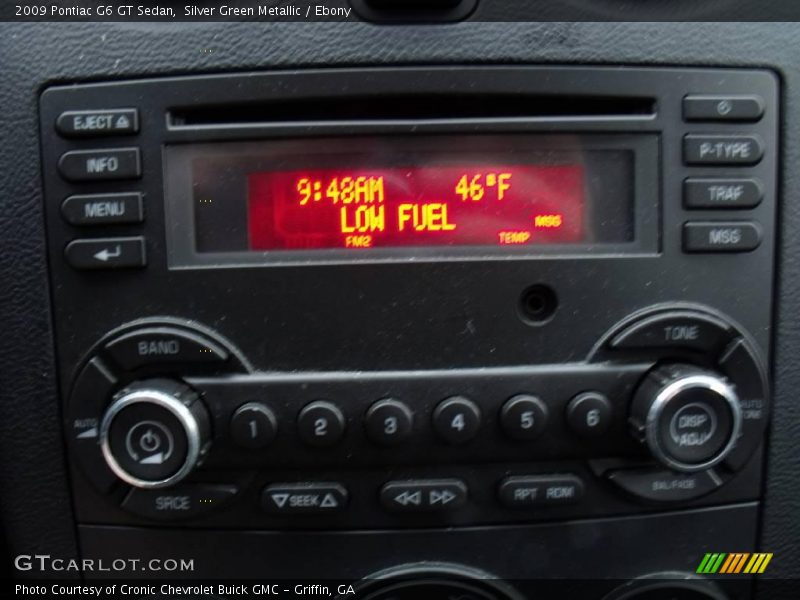 Silver Green Metallic / Ebony 2009 Pontiac G6 GT Sedan