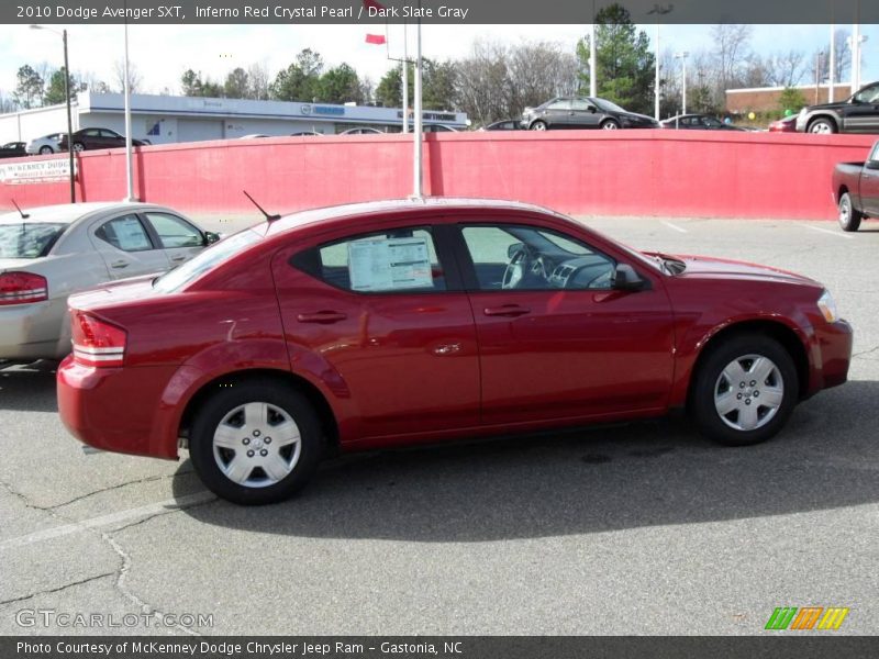 Inferno Red Crystal Pearl / Dark Slate Gray 2010 Dodge Avenger SXT