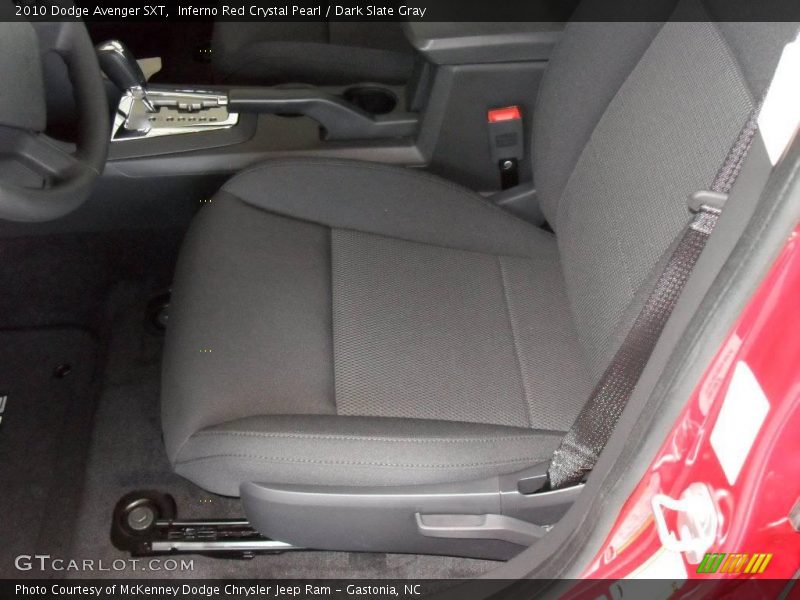 Inferno Red Crystal Pearl / Dark Slate Gray 2010 Dodge Avenger SXT