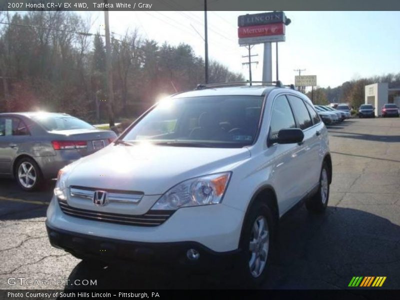 Taffeta White / Gray 2007 Honda CR-V EX 4WD