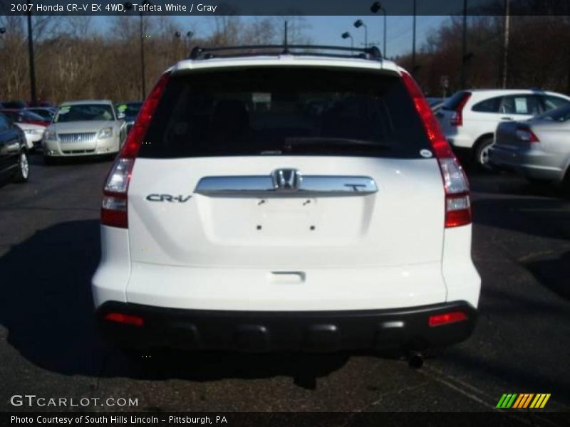 Taffeta White / Gray 2007 Honda CR-V EX 4WD