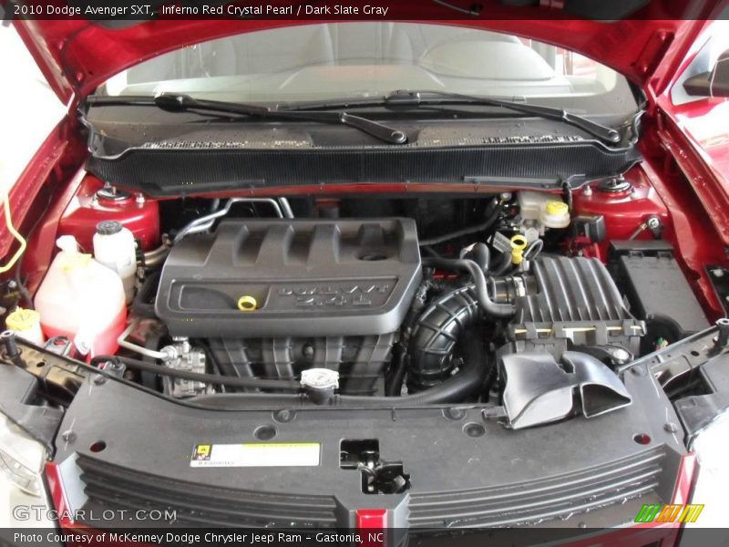 Inferno Red Crystal Pearl / Dark Slate Gray 2010 Dodge Avenger SXT