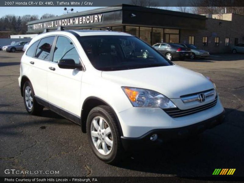Taffeta White / Gray 2007 Honda CR-V EX 4WD