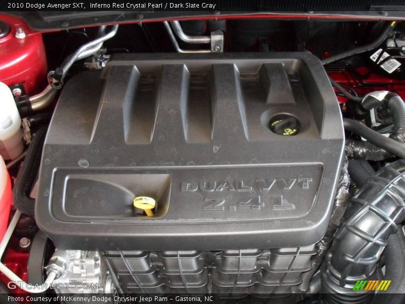 Inferno Red Crystal Pearl / Dark Slate Gray 2010 Dodge Avenger SXT
