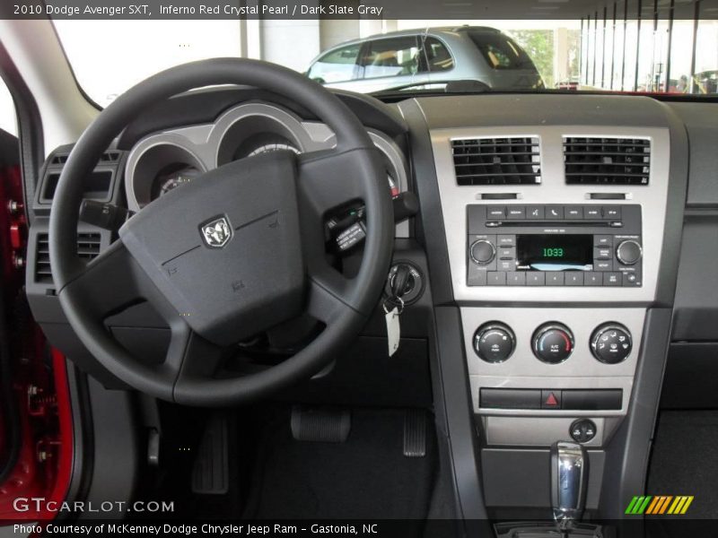 Inferno Red Crystal Pearl / Dark Slate Gray 2010 Dodge Avenger SXT