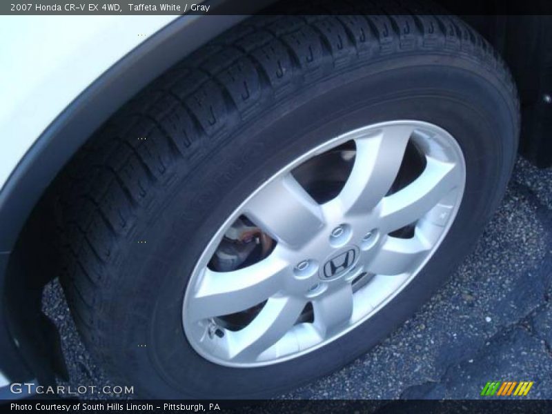 Taffeta White / Gray 2007 Honda CR-V EX 4WD