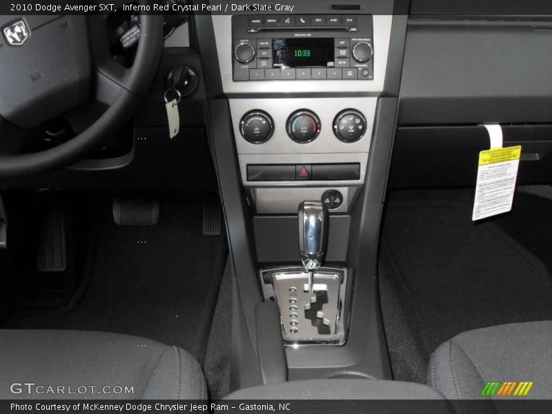 Inferno Red Crystal Pearl / Dark Slate Gray 2010 Dodge Avenger SXT
