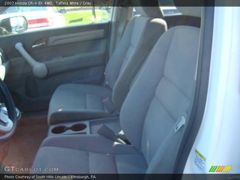 Taffeta White / Gray 2007 Honda CR-V EX 4WD