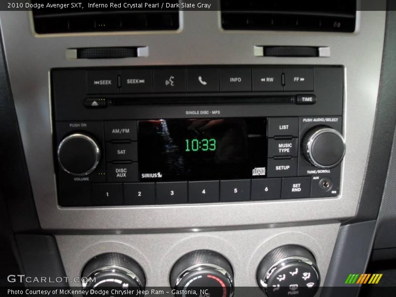 Inferno Red Crystal Pearl / Dark Slate Gray 2010 Dodge Avenger SXT