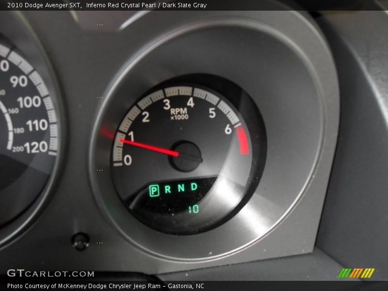 Inferno Red Crystal Pearl / Dark Slate Gray 2010 Dodge Avenger SXT