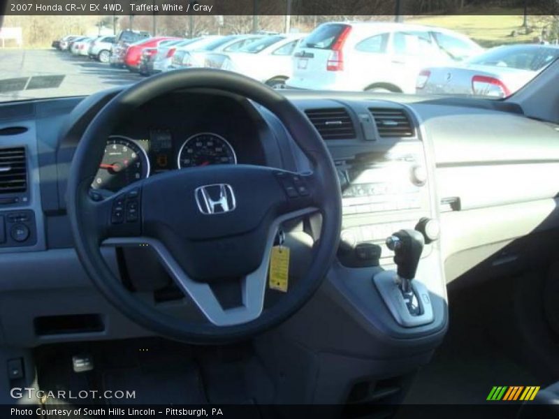 Taffeta White / Gray 2007 Honda CR-V EX 4WD