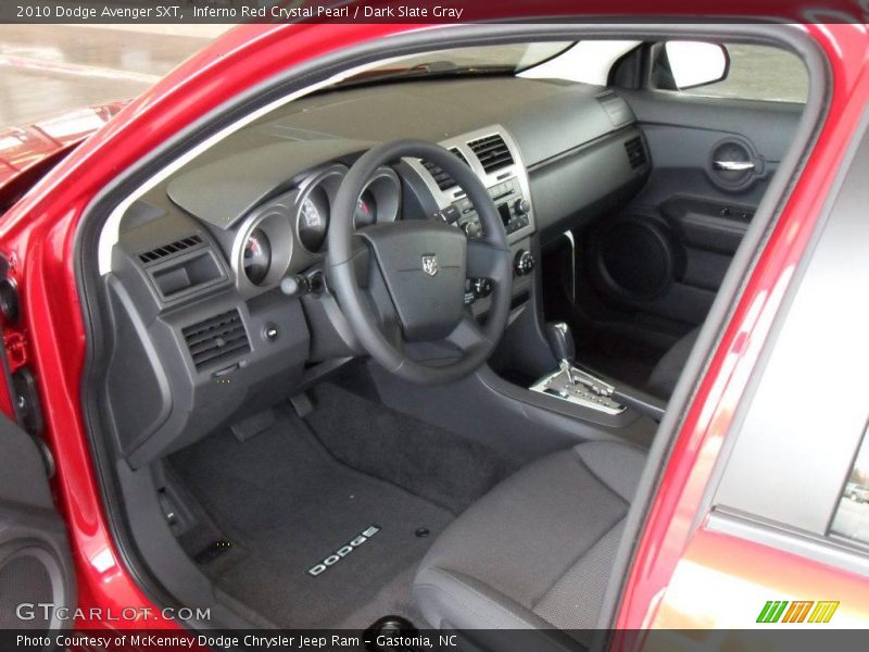 Inferno Red Crystal Pearl / Dark Slate Gray 2010 Dodge Avenger SXT