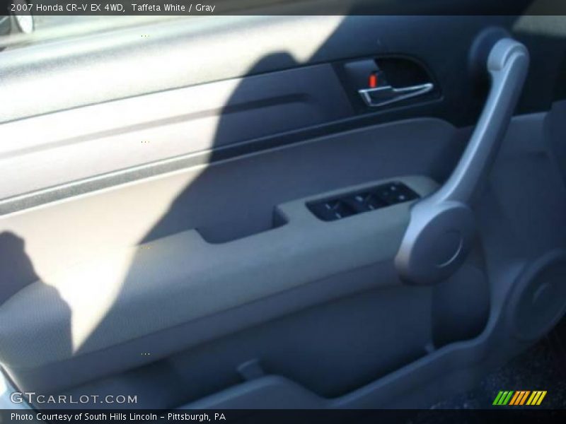 Taffeta White / Gray 2007 Honda CR-V EX 4WD