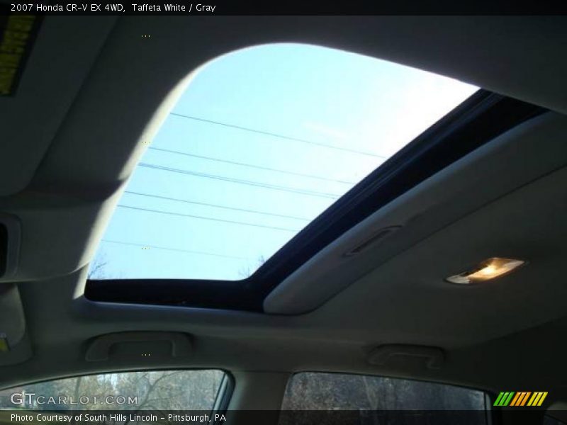Taffeta White / Gray 2007 Honda CR-V EX 4WD