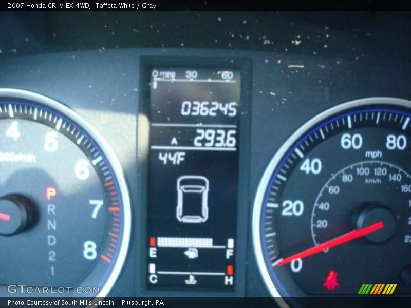 Taffeta White / Gray 2007 Honda CR-V EX 4WD
