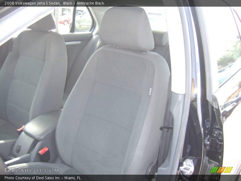 Black / Anthracite Black 2008 Volkswagen Jetta S Sedan