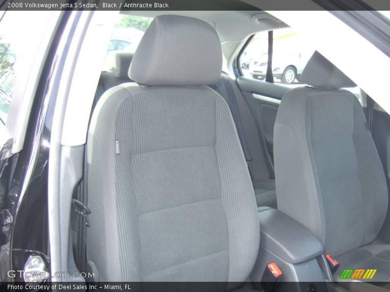Black / Anthracite Black 2008 Volkswagen Jetta S Sedan