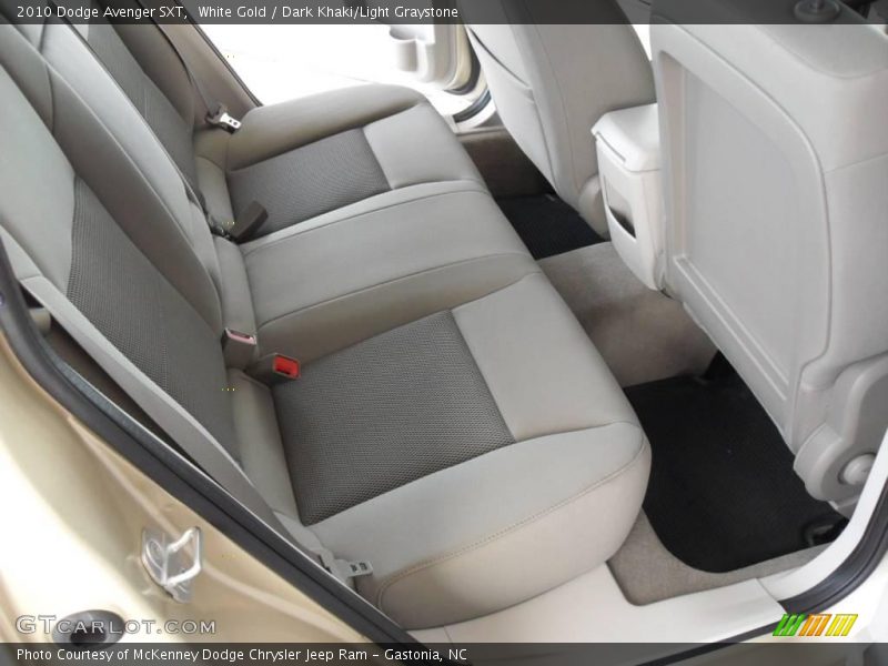 White Gold / Dark Khaki/Light Graystone 2010 Dodge Avenger SXT