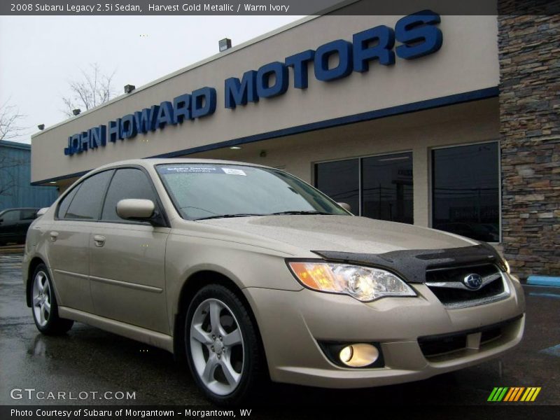 Harvest Gold Metallic / Warm Ivory 2008 Subaru Legacy 2.5i Sedan