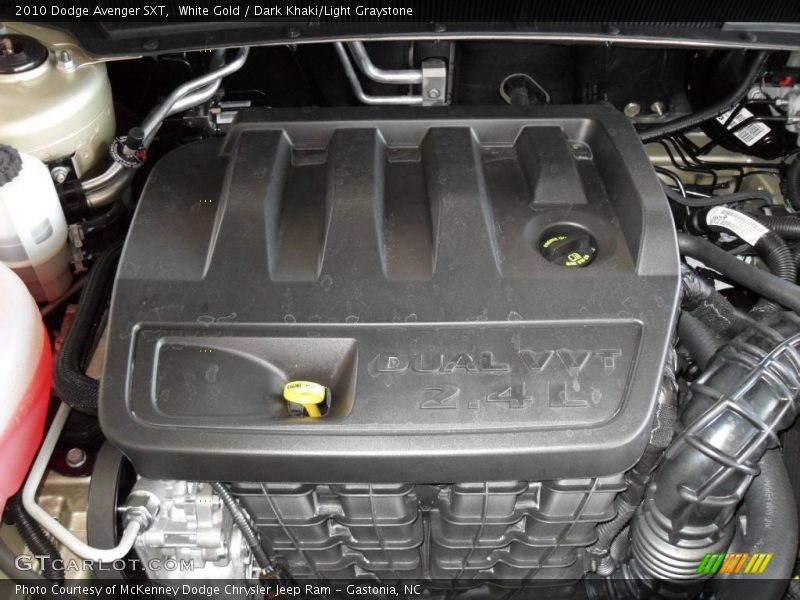 White Gold / Dark Khaki/Light Graystone 2010 Dodge Avenger SXT