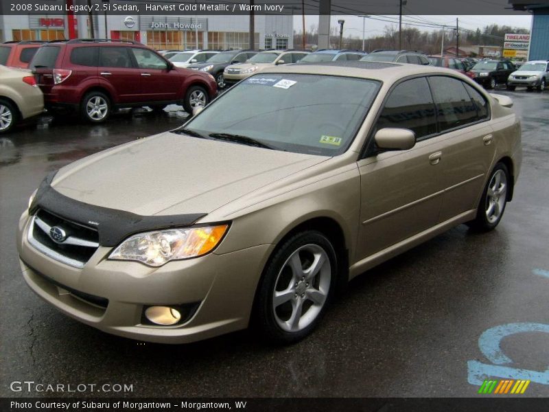 Harvest Gold Metallic / Warm Ivory 2008 Subaru Legacy 2.5i Sedan