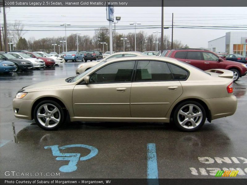 Harvest Gold Metallic / Warm Ivory 2008 Subaru Legacy 2.5i Sedan