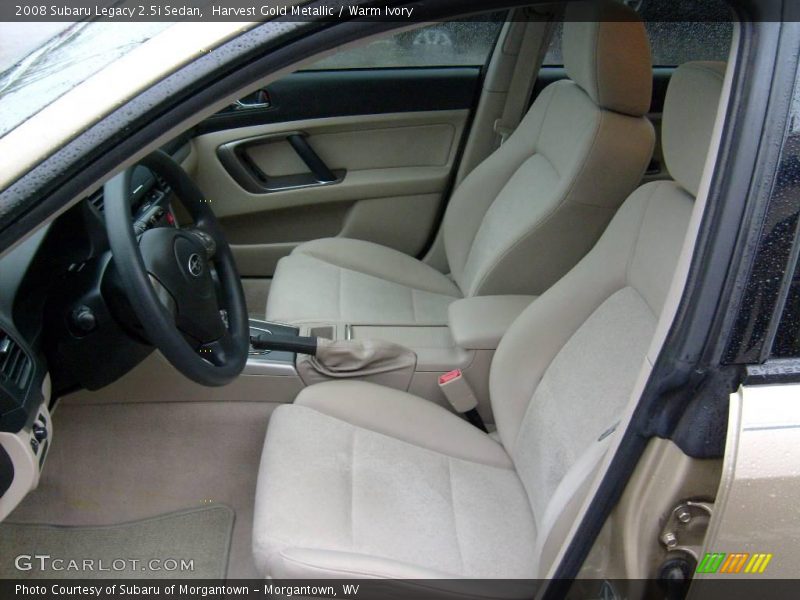 Harvest Gold Metallic / Warm Ivory 2008 Subaru Legacy 2.5i Sedan