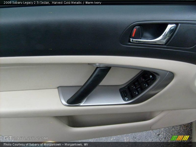 Harvest Gold Metallic / Warm Ivory 2008 Subaru Legacy 2.5i Sedan