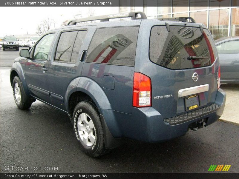 Silverton Blue Pearl / Graphite 2006 Nissan Pathfinder S 4x4